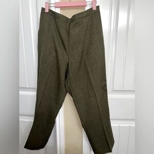 Alfred Dunner Women's Olive Trousers